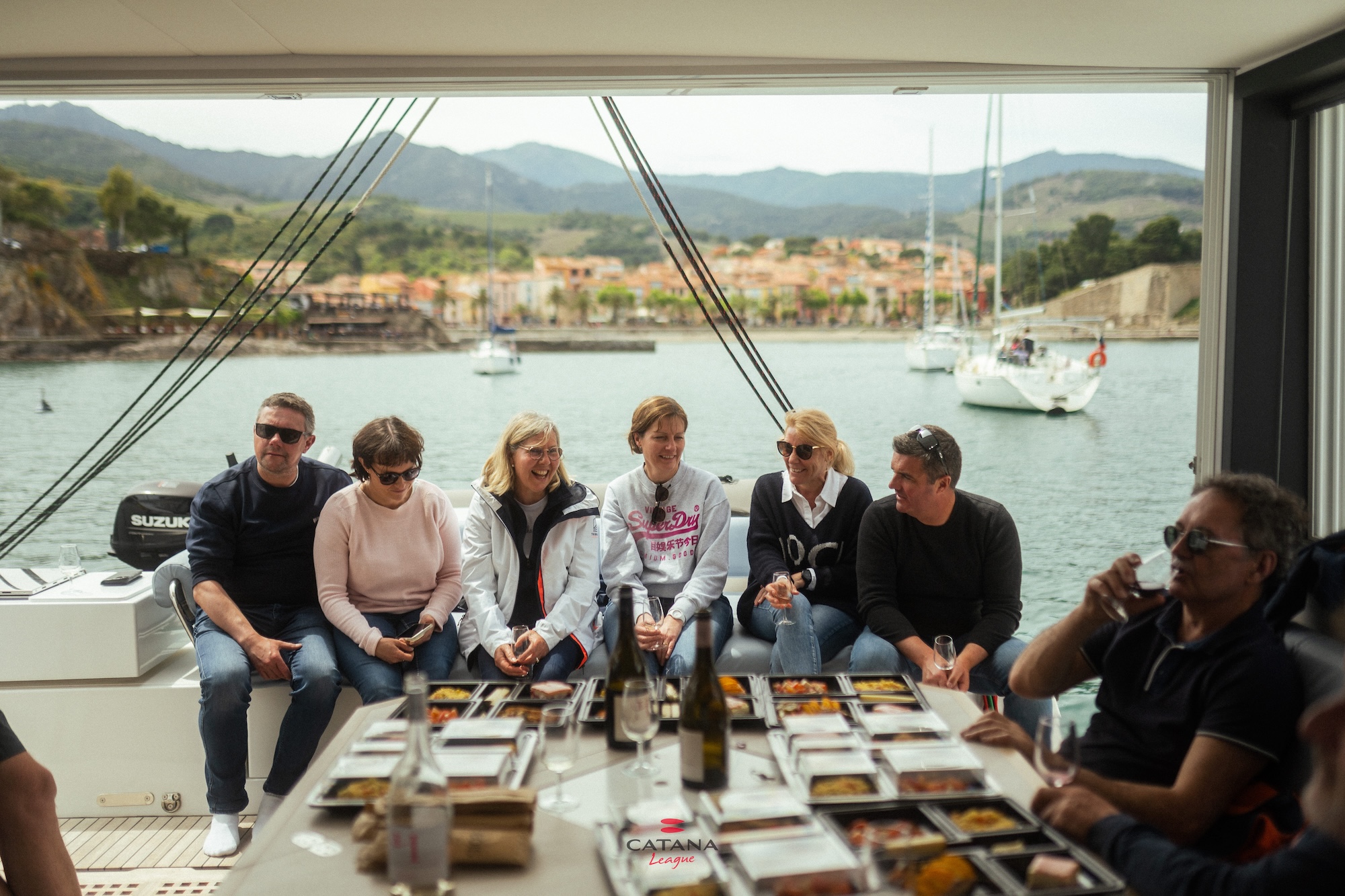 Lunch on booard of OCEAN CLASS