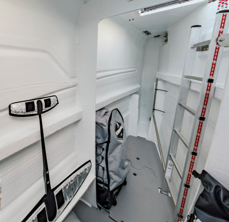 Pointe avant aménagé de l'Ocean Class